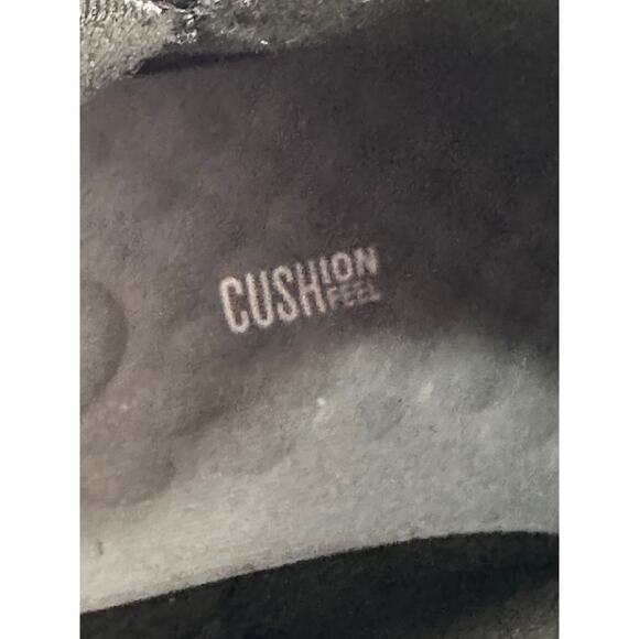 Clark's women's booties wedge cushion comfort black zip - Picture 5 of 9